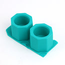 DIY Round Geometric Polygonal Silicone Flowerpot Mold Ceramic Clay Crafts Mould Epoxy Resin Concrete Molds Candle Pot Mold
