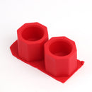 DIY Round Geometric Polygonal Silicone Flowerpot Mold Ceramic Clay Crafts Mould Epoxy Resin Concrete Molds Candle Pot Mold