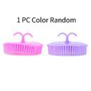 Silicone Head Body To Wash Clean Care Hair Root Itching Scalp Massage Comb Shower Brush Bath Spa Anti-Dandruff Shampoo
