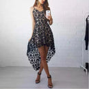 Off Shoulder Lace Patchwork Elegant Dress Women Summer 2021 V Neck Spaghetti Strap Dress Female New Fashion Solid Party Dresses