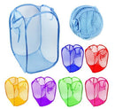 Folding Laundry Basket Hamper Cartoon Pop Up Open Mesh Laundry Dirty Sorting Basket Kids Toys Sundrie Home Storage Box Organizer