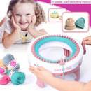 48Needles Round Loom Weaving Machine Sweater/Hat/Scarf /Gloves/Socks Knitting Machine Loom Kit for Adults Kids Christmas Gift