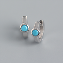 WANTME Real 100% 925 Sterling Silver Punk Hip-Hop Link Chain Gothic Studs Earrings for Fashion Women Jewelry Accessories 2022