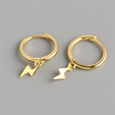 WANTME Real 100% 925 Sterling Silver Punk Hip-Hop Link Chain Gothic Studs Earrings for Fashion Women Jewelry Accessories 2022