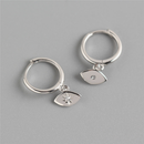 WANTME Real 100% 925 Sterling Silver Punk Hip-Hop Link Chain Gothic Studs Earrings for Fashion Women Jewelry Accessories 2022