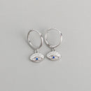 WANTME Real 100% 925 Sterling Silver Punk Hip-Hop Link Chain Gothic Studs Earrings for Fashion Women Jewelry Accessories 2022