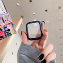 Screen Protector Case for Apple Watch Series 7 6 SE 5 4 3 44mm 40mm 45mm iwatch 42mm 38mm glass+cover Apple watch Accessories