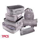 8/6 pieces Set Travel Organizer Storage Bags Suitcase Packing Set Storage Cases Portable Luggage Organizer Clothe Shoe TidyPouch