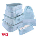 8/6 pieces Set Travel Organizer Storage Bags Suitcase Packing Set Storage Cases Portable Luggage Organizer Clothe Shoe TidyPouch