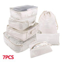 8/6 pieces Set Travel Organizer Storage Bags Suitcase Packing Set Storage Cases Portable Luggage Organizer Clothe Shoe TidyPouch