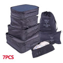 8/6 pieces Set Travel Organizer Storage Bags Suitcase Packing Set Storage Cases Portable Luggage Organizer Clothe Shoe TidyPouch