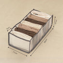 Fordable Jeans Storage Box Separation Clothes Underwear Pants Compartment Storage Closet Drawer Wardrobe Divider Home Organizer