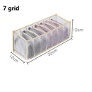 Fordable Jeans Storage Box Separation Clothes Underwear Pants Compartment Storage Closet Drawer Wardrobe Divider Home Organizer