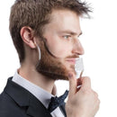 Male Shaving Apron Beard Shaving Apron Care Bib Face Shaved Hair Adult Bibs Shaver Cleaning Hairdresser Gift for Man Clean Apron