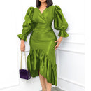 High Quality Women Dress Bow Elegant Wedding Party Dresses For Women 2022 Summer Plus Size Women Clothing S-XXXL Femme Vestidos