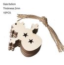 Diameter 1-10CM Natural Unfinished Round Wood Slices Circles Discs for DIY Craft kids Christmas Painting Toys Ornament Decor