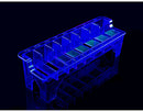 8 Grid Guide Limit Comb Storage Box Electric Hair Clipper Rack Holder Organizer Case Barber Salon Hairdressing Tools
