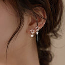 Minimalist  Long Tassel Earrings For Women Gold Silver Color Geometric Square Hanging Ear Line Girls Party Jewelry Pendientes