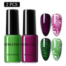NICOLE DIARY 6ml Stamping Nail Polish Black White Nail Art Printing Varnish Stamp for Nails Hybrid Nail Polish Lacquers