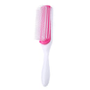 9-Rows Detangling Hair Brush Denman Detangler Hairbrush Scalp Massager Straight Curly Wet Hair Comb for Women Men Home Salon