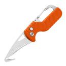 Portable Multifunctional Express Parcel Knife, Keychain, Serrated Hook, Carry-on Unpacking, Emergency Survival Tool Box Opener