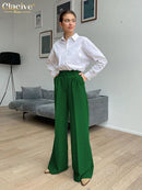 Clacive Blue Office Women&