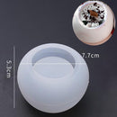 DIY Round Candle Jar Pot Silicone Molds for Making Uv Epoxy Plaster Concrete Storage Box Mould Home Decor Flower Pot Planter