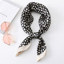 2022 Summer Luxury Brand Silk Scarf Square Women Shawls And Wraps Fashion Office Small Hair Neck Hijabs Foulard Scarves 70*70cm
