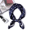 2022 Summer Luxury Brand Silk Scarf Square Women Shawls And Wraps Fashion Office Small Hair Neck Hijabs Foulard Scarves 70*70cm