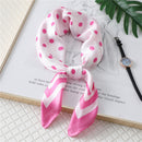 2022 Summer Luxury Brand Silk Scarf Square Women Shawls And Wraps Fashion Office Small Hair Neck Hijabs Foulard Scarves 70*70cm