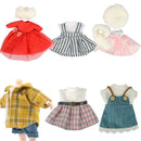6 inch Bjd Doll Clothes For Dolls 16cm Toys Wedding Dress Spring Summer Autumn Winter Season Clothing Suit Furs For Girls 15cm