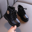 Kids Martin Boots Boys Shoes Autumn Winter Leather Children Boots Fashion Toddler Girls Boots Warm Winter Boots Kids Snow Shoes