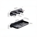 Hairdryer Holder Wall Mounted Storage Rack Bathroom Shelf For Dyson Supersonic Hair Dryer Punch-Free Rack