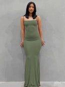 BOOFEENAA Strap Backless Long Maxi Dresses Party Club Vacation Outfits for Women Sexy Casual Summer Dress 2022 Wholesale C85CZ24