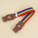 Child Kids Buckle-Free Elastic Belt No Buckle Stretch Canvas Belt For Boys Girls Adjustable Children Belts For Jeans Pants