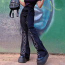 Gothic Emo Alt Cargo Pants Techwear Hippie Baggy Jeans Mom Goth Punk Black Denim Trousers Cyber Y2k Pants Academic Dark Clothes