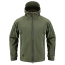 Shark Soft Shell Military Tactical Jacket Men Waterproof Warm Windbreaker US Army Clothing Winter Big Size Men Camouflage Jacket