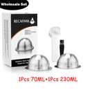 Wholesale Set Stainless Steel Reusable Capsule Compatible with Nespresso Vertuo Vertuoline Coffee Filter