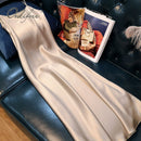 Ordfree 2022 Summer Women Long Satin Slip Dress Spaghetti Strap Elegant Lady Sexy Satin Party Dress Plus Size S-4XL