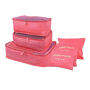 8/6 pieces Set Travel Organizer Storage Bags Suitcase Packing Set Storage Cases Portable Luggage Organizer Clothe Shoe TidyPouch