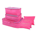 8/6 pieces Set Travel Organizer Storage Bags Suitcase Packing Set Storage Cases Portable Luggage Organizer Clothe Shoe TidyPouch