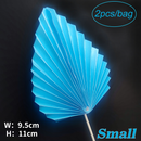 Palm Spear Cake Topper Happy Birthday Palm Leaf Decoration Cake Decorating Wedding Baking Dessert Table Party Favors