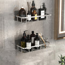 2PCS Aluminum Bathroom Shelves No-Drill Corner Shelf Shampoo Holder for Shower Kitchen Bathroom Organizer Bathroom Accessories