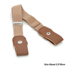 Child Kids Buckle-Free Elastic Belt No Buckle Stretch Canvas Belt For Boys Girls Adjustable Children Belts For Jeans Pants