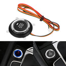 12V Keyless Universal Car Engine Start Stop Button One Key Entry Ignition Starter Switch LED Back Light Auto Accessories