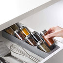 8 Grids Spice Rack Cupboard Organizer Spice Storage Racks Utensils for Pantry Kitchen Seasoning Jar Spice Organizer In Drawer
