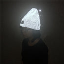 2022 New Reflective Beanie Hat Women Skullies Autumn Winter Cap Fashion Female Bonnet Warm Caps Brand Knitted Hats for Men Gorro