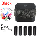 Hanging Car Trash Can Vehicle Garbage Dust Case Storage Box ABS Square Pressing Trash Bin Auto Interior Accessories for Car
