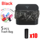 Hanging Car Trash Can Vehicle Garbage Dust Case Storage Box ABS Square Pressing Trash Bin Auto Interior Accessories for Car