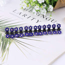 ncmama 12pcs/set Mini Rhinestone No-Slip Grips Hair Clips for Women Girls Glitter Teeth Metal Clamps Flower Hair Accessories